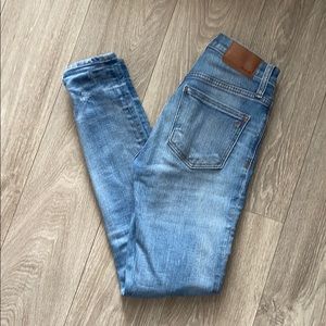 madewell 9 inch high-rise skinny jeans